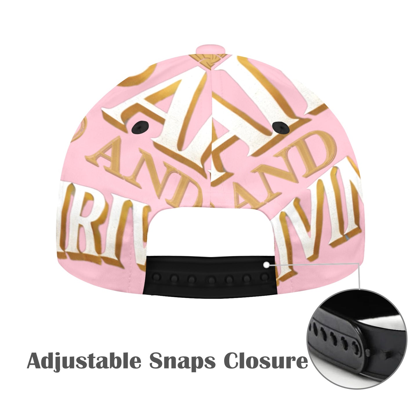 Paid and Thriving pink hat All Over Print Cap