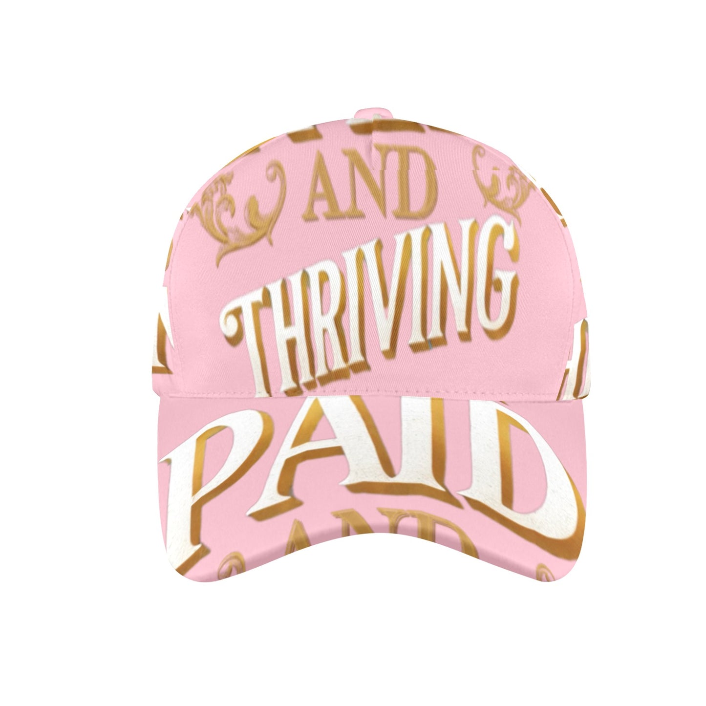 Paid and Thriving pink hat All Over Print Cap